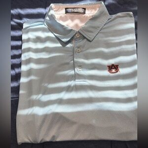 Auburn University Men's Polo Shirt - Light Blue